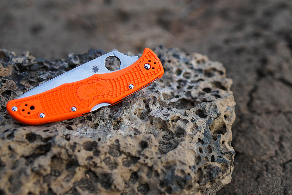 Spyderco Endura for Backpacking Food Prep